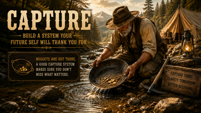 Stop Looking for the Perfect App: The Real Rules of Information Capture