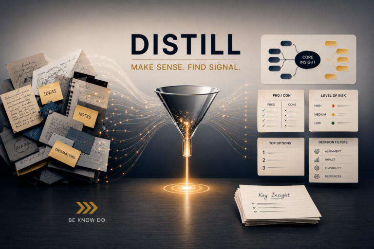 Distill: From Information to Insight
